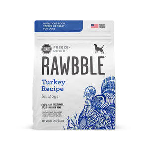 BIXBI Rawbble Turkey Recipe Freeze-Dried Dog Food