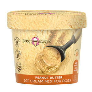 Puppy Cake Puppy Scoops Ice Cream Mix Peanut Butter Flavored Dog Treats