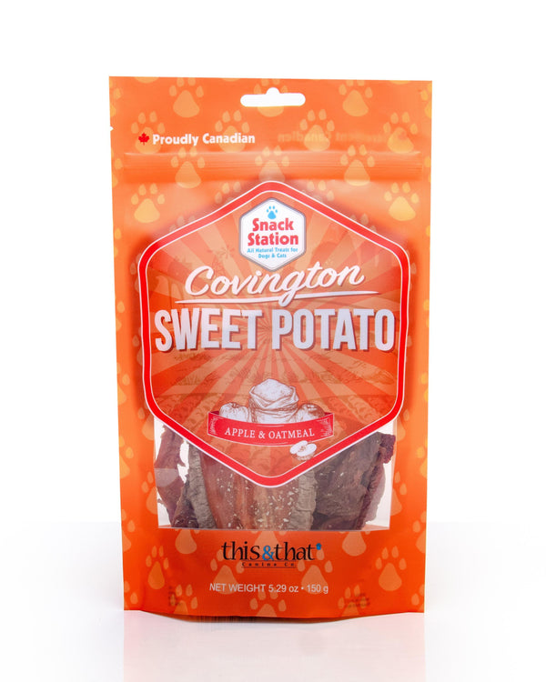 This & That Sweet Potato Apple & Oatmeal Dehydrated Dog Treats