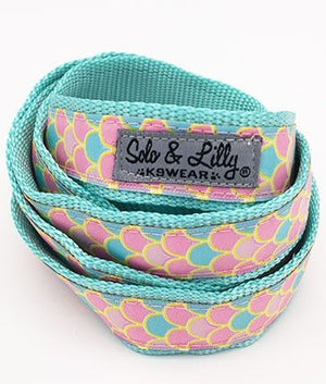 Solo & Lilly Mermaid Tail Leash and Collars