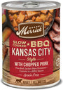 Merrick Slow-Cooked BBQ Kansas City Style with Chopped Pork Canned Dog Food