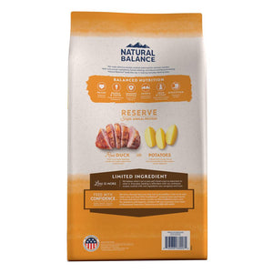 Natural Balance Limited Ingredient Reserve Duck & Potato Recipe Grain-Free Dry Dog Food