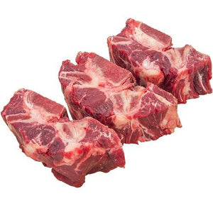 Iron Will Raw Meaty Beef Neck Bones Dog Treats