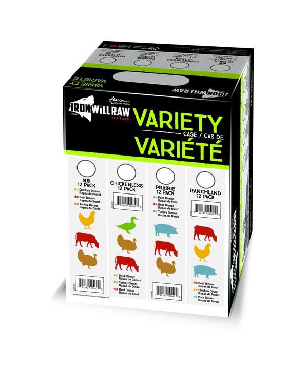 Iron Will Raw Variety Pack K9 Buffet Frozen Dog Food