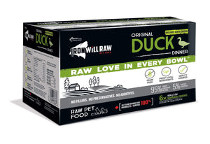 Iron Will Raw Original Duck Frozen Cat & Dog Food