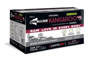 Iron Will Raw Original Kangaroo Frozen Cat & Dog Food