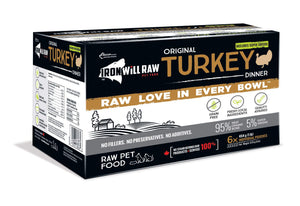 Iron Will Raw Original Turkey Frozen Cat & Dog Food