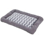 Petmate SnooZZy Zig Zag Low Bumper Kennel Dog Mat, Gray