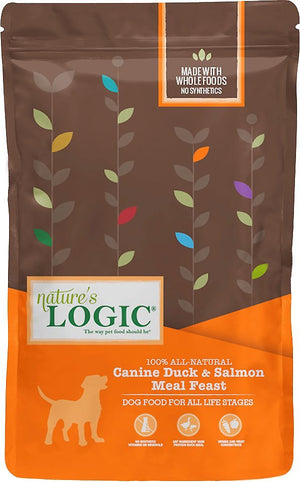 Nature's Logic Canine Duck & Salmon Meal Feast Dry Dog Food
