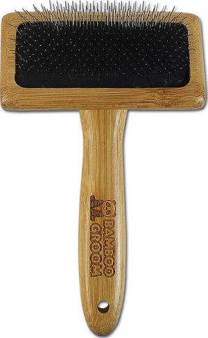 Bamboo Groom Brosse slicker pour animaux