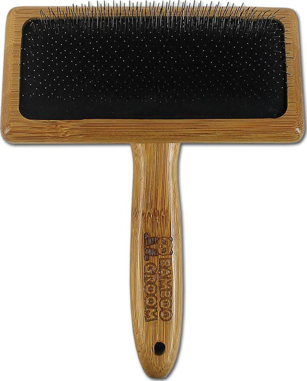 Bamboo Groom Brosse slicker pour animaux