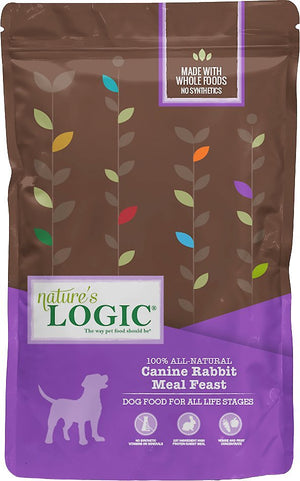 Nature's Logic Canine Rabbit Meal Feast Dry Dog Food