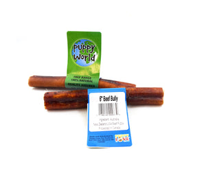 Puppy Love Puppy World Beef Bully Stick Dog Treats