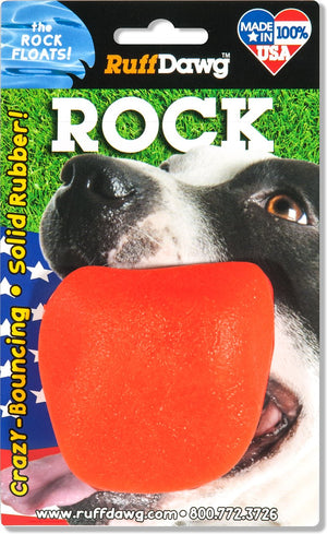 RuffDawg The Rock Jouet pour chien, couleur variable, 3,5 pouces