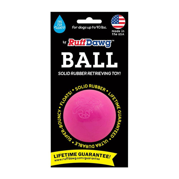 RuffDawg Indestructible Ball Dog Toy, Color Varies