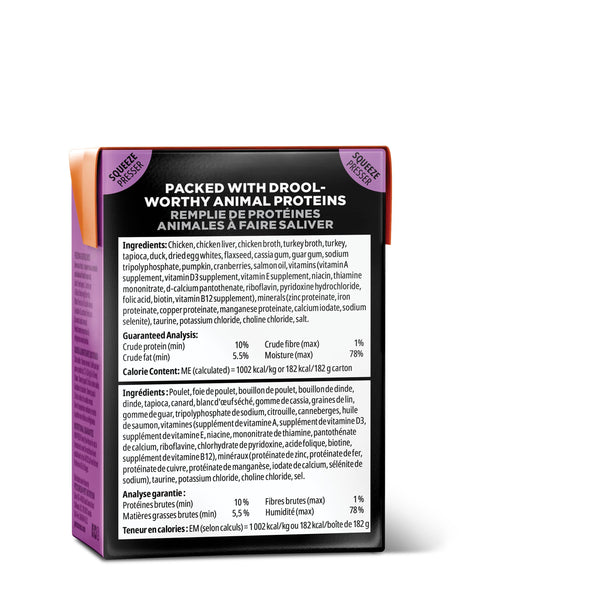 Go! Solutions Carnivore Chicken, Turkey + Duck Pate Grain-Free Wet Cat Food