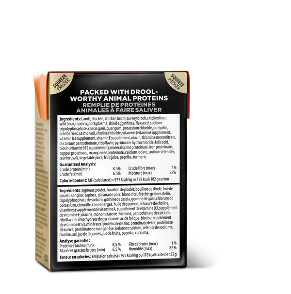 Go! Solutions Carnivore Minced Lamb + Wild Boar Grain-Free Wet Cat Food