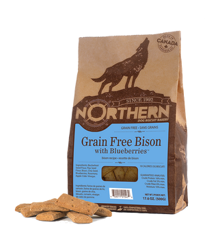 Northern Biscuit Bison with Blueberries Dog Treats