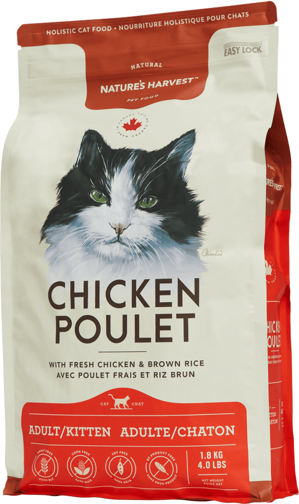 Nature’s Harvest Chicken Adult & Kitten Dry Cat Food