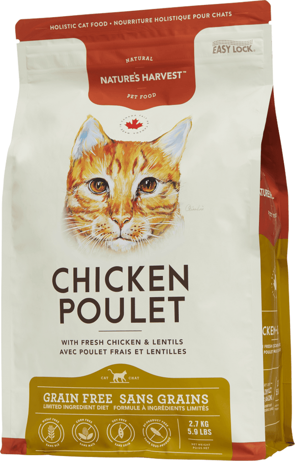 Nature’s Harvest Chicken Grain-Free Dry Cat Food
