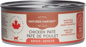 Nature’s Harvest Chicken Pate Grain-Free Wet Cat Food