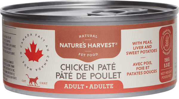 Nature’s Harvest Chicken Pate Grain-Free Wet Cat Food