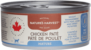 Nature’s Harvest Mature Weight Management Wet Cat Food