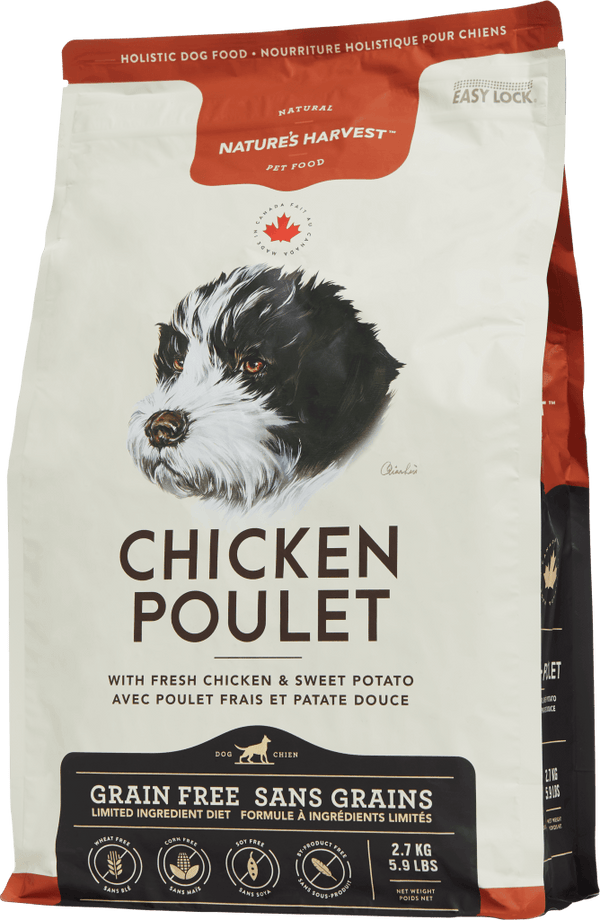 Nature’s Harvest Chicken Grain-Free Dry Dog Food