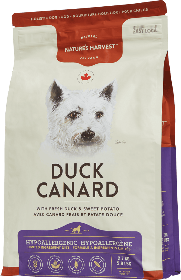 Nature’s Harvest Duck Hypoallergenic Dry Dog Food