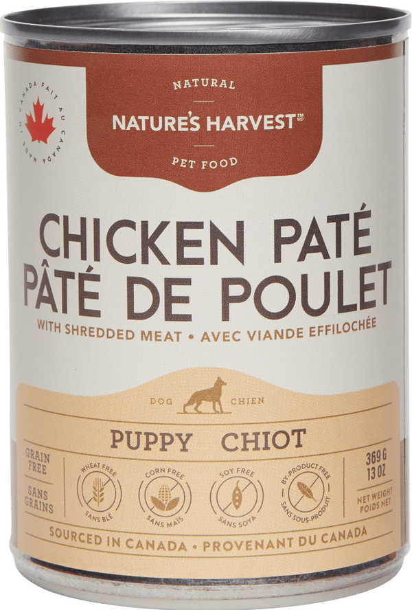 Nature’s Harvest Chicken Pate Puppy Lifestyle Wet Dog Food