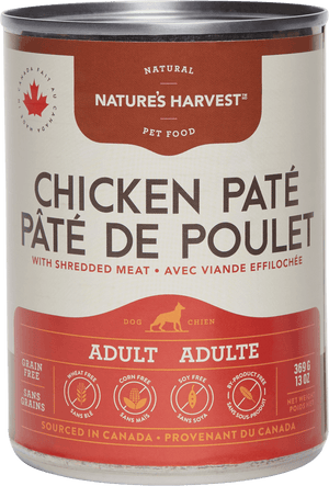 Nature’s Harvest Chicken Pate Adult Lifestyle Wet Dog Food