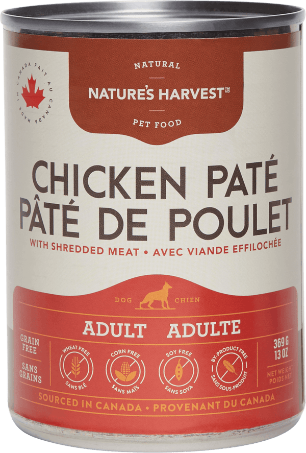 Nature’s Harvest Chicken Pate Adult Lifestyle Wet Dog Food