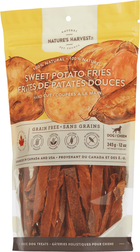 Nature’s Harvest Sweet Potato Fries Grain-Free Dog Treats