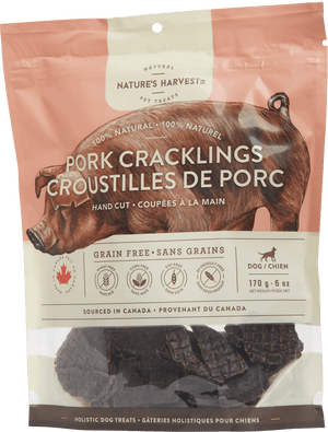 Nature’s Harvest Pork Cracklings Grain-Free Dog Treats