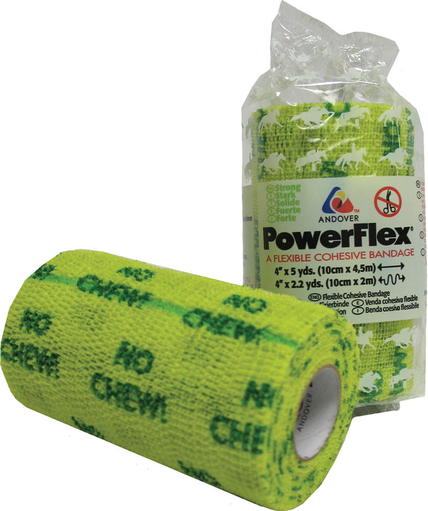 Andover Healthcare PowerFlex No Chew Horse, Dog & Cat Bandage, Yellow