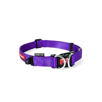 EzyDog Double Up Dog Collar, Purple