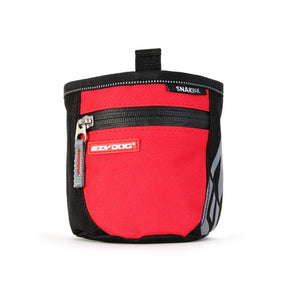 EzyDog SnakPak Sac à gâteries pour chien, Rouge