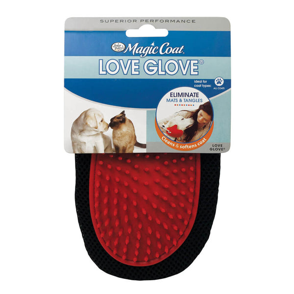 Four Paws Magic Coat Love Glove Grooming Mitt