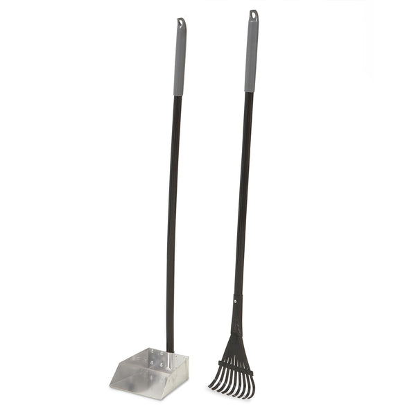 Petmate Clean Response Alumninum Rake & Pan for Dogs