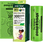 The Original Poop Bags Sacs à déjections canine fabriqués à 38% en matériaux végétaux, rouleau unique en vrac, 300 unités