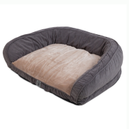 Precision SnooZZy Chevron Couch Daydreamer Pet Bed, Grey