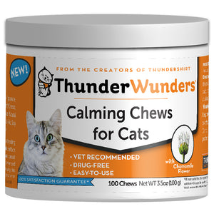 Thunder Wunders Calming Cat Chews, 100-Count