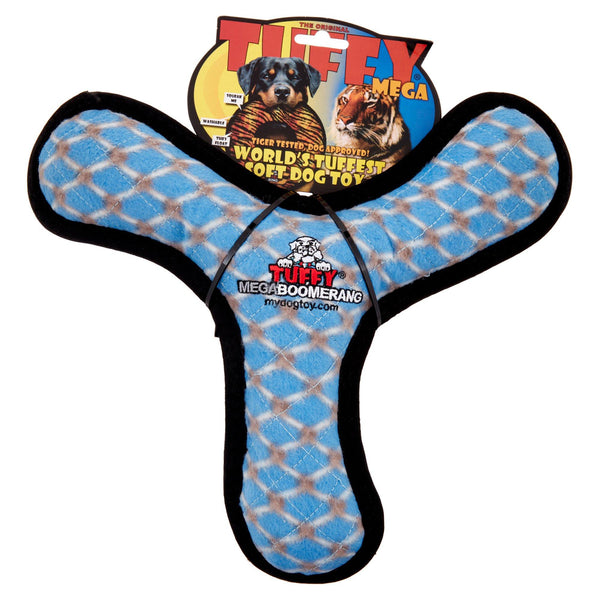 Tuffy Boomerang Dog Toy, Chain Link, Mega