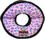 Tuffy Ultimate 4-Way Ring Dog Toy, Pink Leopard