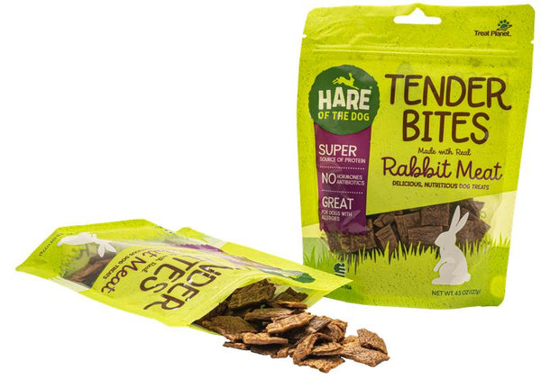 Hare of the Dog Tender Bites with Rabbit Meat Dog Treats