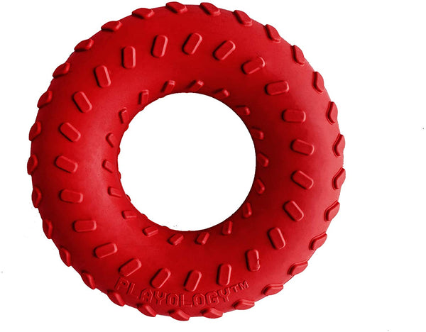 Playology Jouet Ï  mâcher pour chien Anneau Ï  double couche parfum bÅ“uf