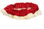 Huxley & Kent Costume chien Holiday Scrunchy Santa Ruff avec grelots Rouge