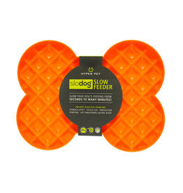 Hyper Pet Slodog Slow Feeder Dog Bowl, Orange