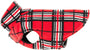 RC Pets Whistler WinterWear V.2.0 Fleece Dog Coat, Red Tartan