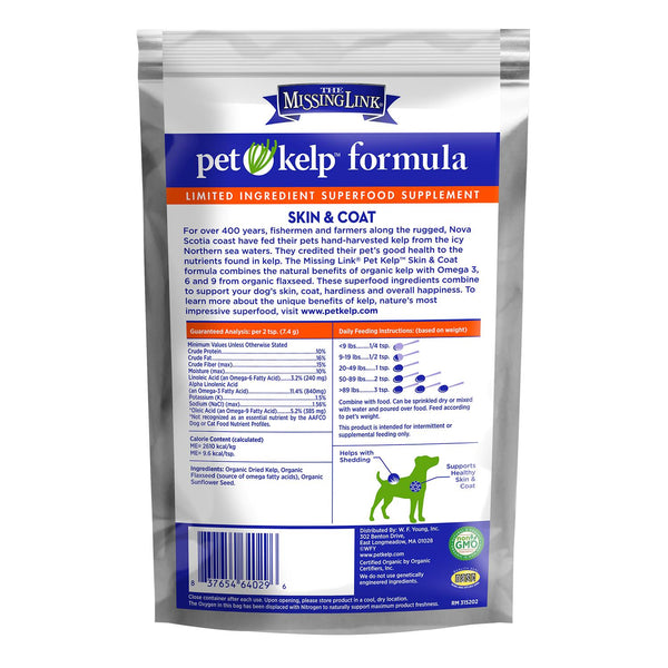 The Missing Link Pet Kelp Skin & Coat Powdered Dog Supplement, 8-oz
